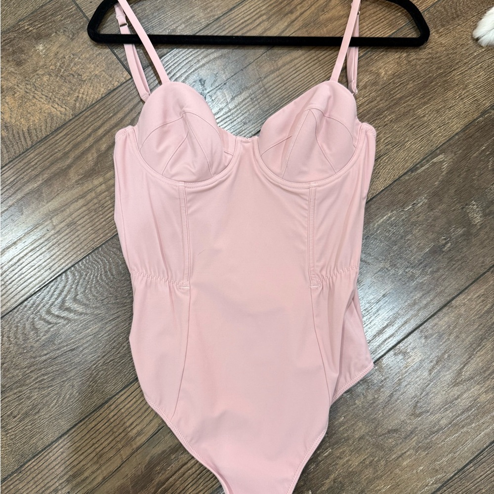 Fleur du Mal Pink Bodysuit
